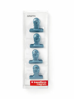 Sterke magneetclips blauw