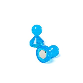 push pin blauw