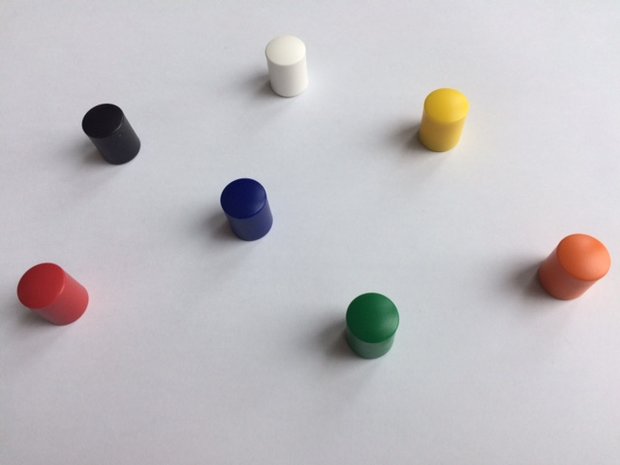 gekleurde magneten