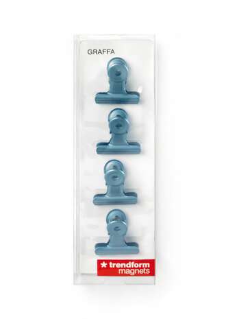 Sterke magneetclips blauw