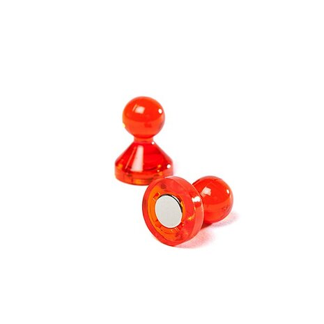 push pin oranje