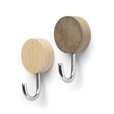 Wood Hook magneten - set van 2 stuks