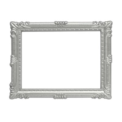 Magnetisch fotoframe kleur zilver - klassiek