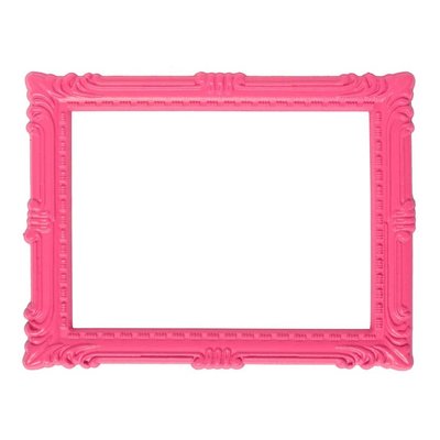 Magnetisch fotoframe kleur roze - klassiek