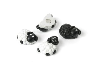 Schaap magneten - set van 4 stuks