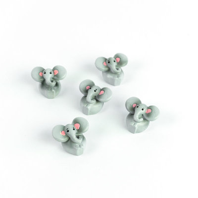 Magneets elephant - 5 stuks neodymium magneten van Trendform