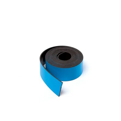 Gekleurde magneetband Blauw 15 x 1000 mm