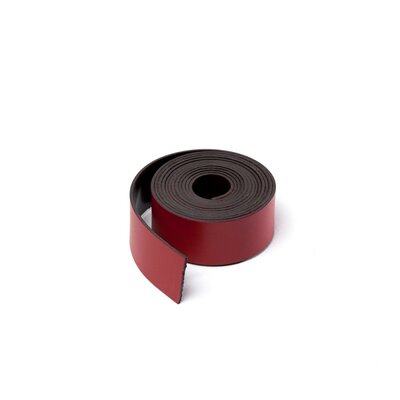 Gekleurde magneetband Rood 15 x 1000 mm