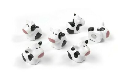 Leuke koe magneetjes - set van 6 stuks