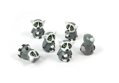 Magneet Lemur - set van 6 stuks