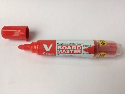PILOT Begreen V-Board Master Rood whiteboardmarker 2.3 mm ronde punt