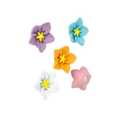 Kleurrijke bloem magneten Blossom - 5 stuks